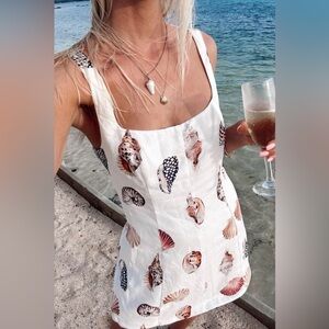 NWT Show Me Your Mumu Steph Linen Mini Dress size XS